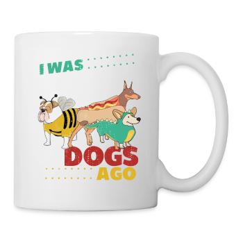 J'étais normal il y a 3 chiens - Mug blanc - blanc - Droite