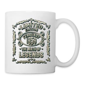 February 1959 Birthday born in 1959 - Mug - white - Right