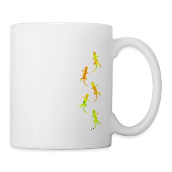 Geckos - Mug blanc - blanc - Droite