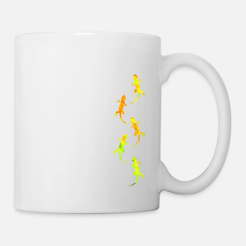 Geckos - Tasse - Weiß