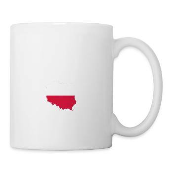 Polish Girl Polska Polnische Frauen T-Shirt - Tasse - Weiß - Rechts