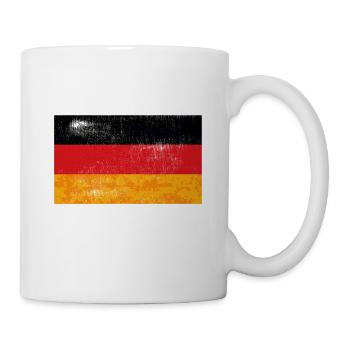 Germany german german flag gift idea - Mug - white - Right