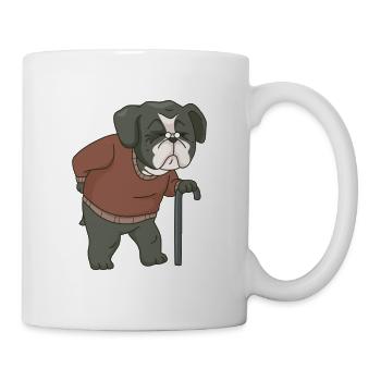 old dog - Mug - white - Right