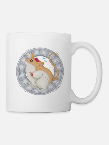 Hamster wheel - Mug - white