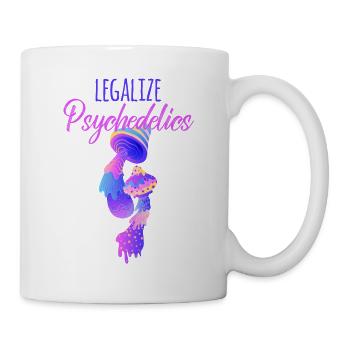 Acid LSD Psychedelisch Drogen - Tasse - Weiß - Rechts