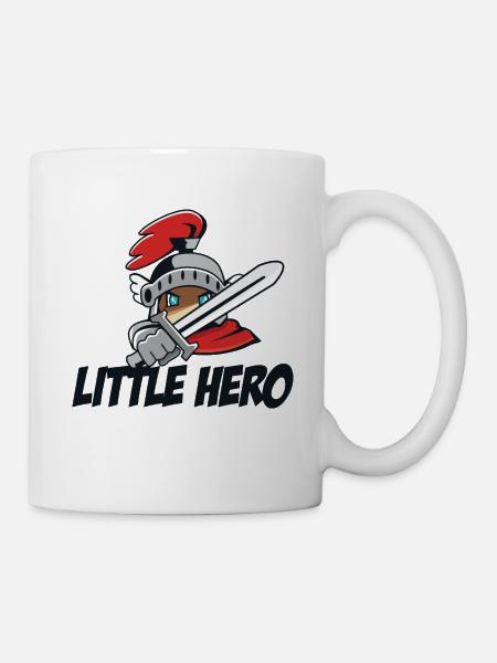 Kleiner Held - Tasse - Weiß