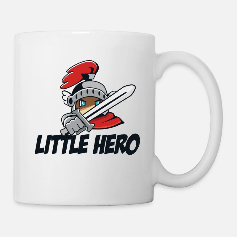 Kleiner Held - Tasse - Weiß