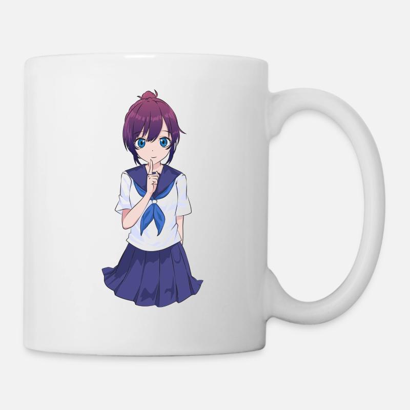 Anime Girl - Mug blanc - blanc