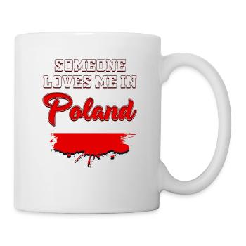 T-shirt Pologne / Idée cadeau / Homme / Femme - Mug blanc - blanc - Droite