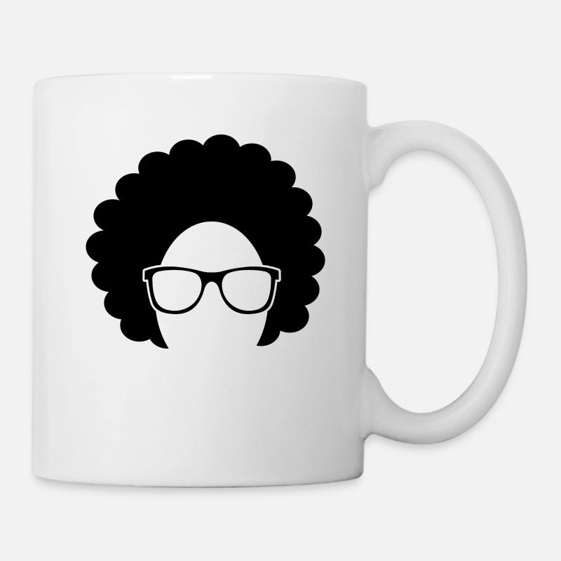 Afro - Mug blanc - blanc