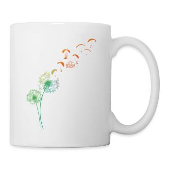 Dandelion Gleitschirm - Tasse - Weiß - Rechts