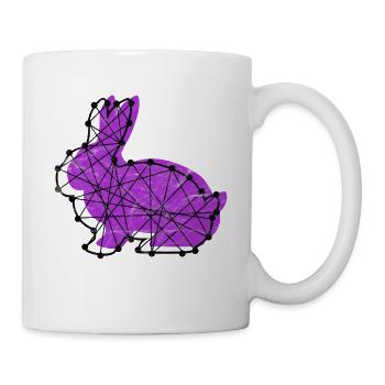 OSTERHASE KANINCHEN FROHE OSTERN HASE GESCHENK - Tasse - Weiß - Rechts