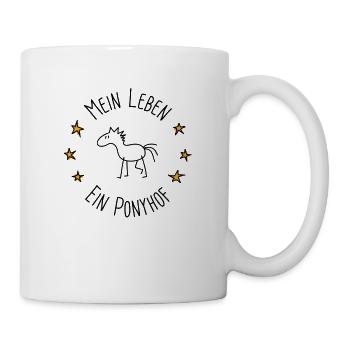 My life A pony farm - Mug - white - Right