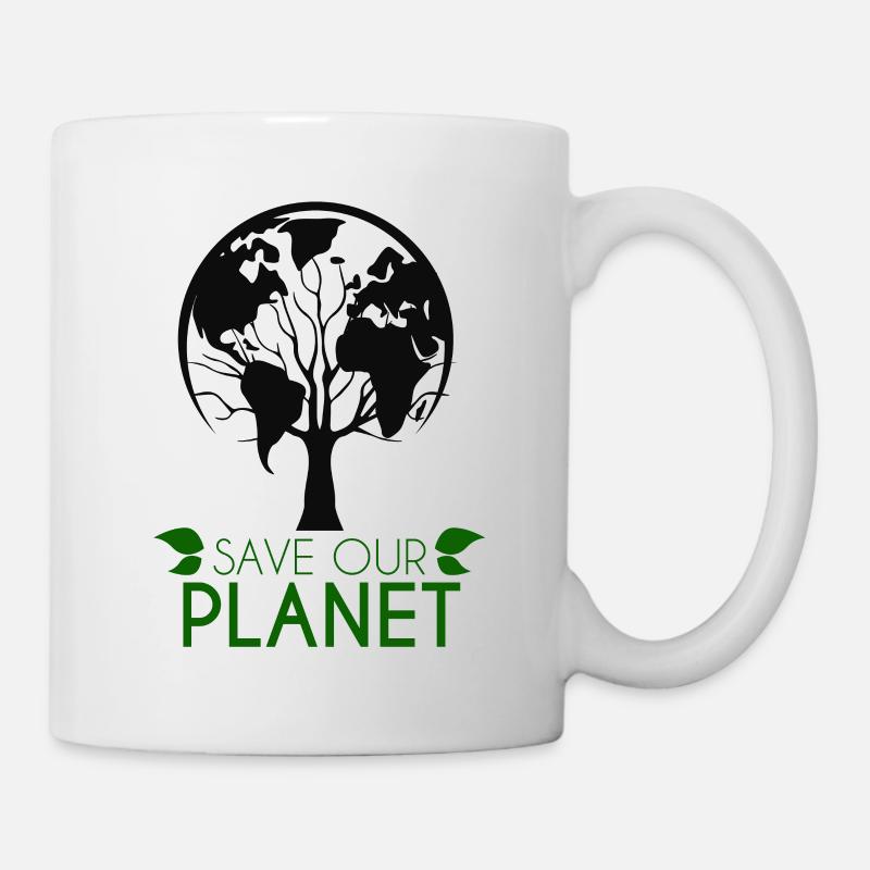 Save our future climate protection gift - Mug - white
