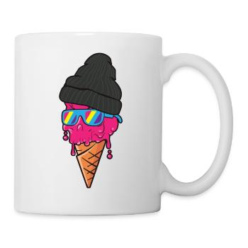 Glace fraîche - Mug blanc - blanc - Droite