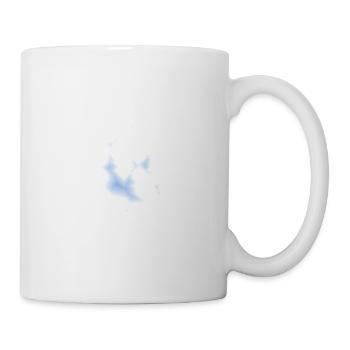 blauer Eis Gletscher - Tasse - Weiß - Rechts