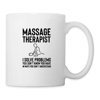 Cadeau de chemise de massage complet spa bien-être - Mug blanc - blanc - Droite