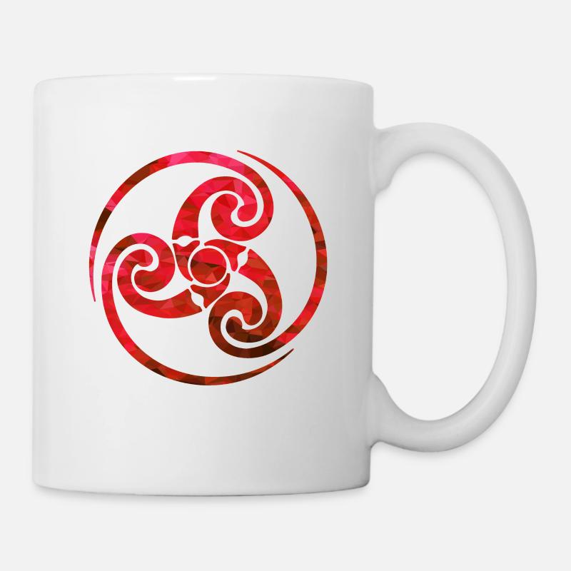 Noeud celtique rouge - Mug blanc - blanc