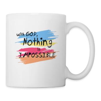 Glaube - Tasse - Weiß - Rechts