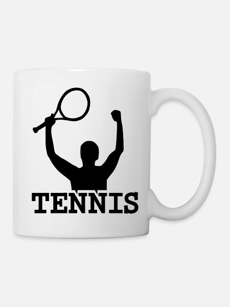 Tennis - Mug blanc - blanc