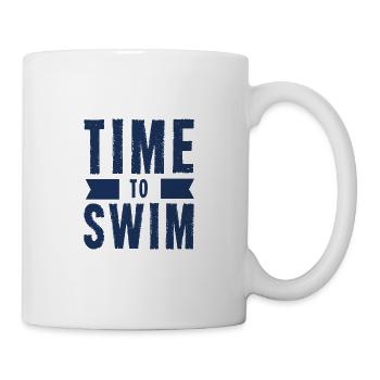 Natation nageur nageuse - Mug blanc - blanc - Droite