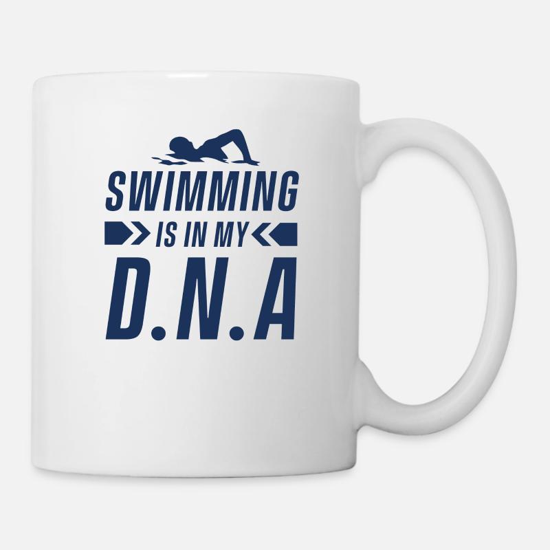 Swimming - Tasse - Weiß