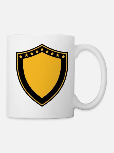 Heraldic Shield - Tasse - Weiß