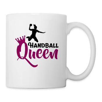 Reine de handball - Mug blanc - blanc - Droite