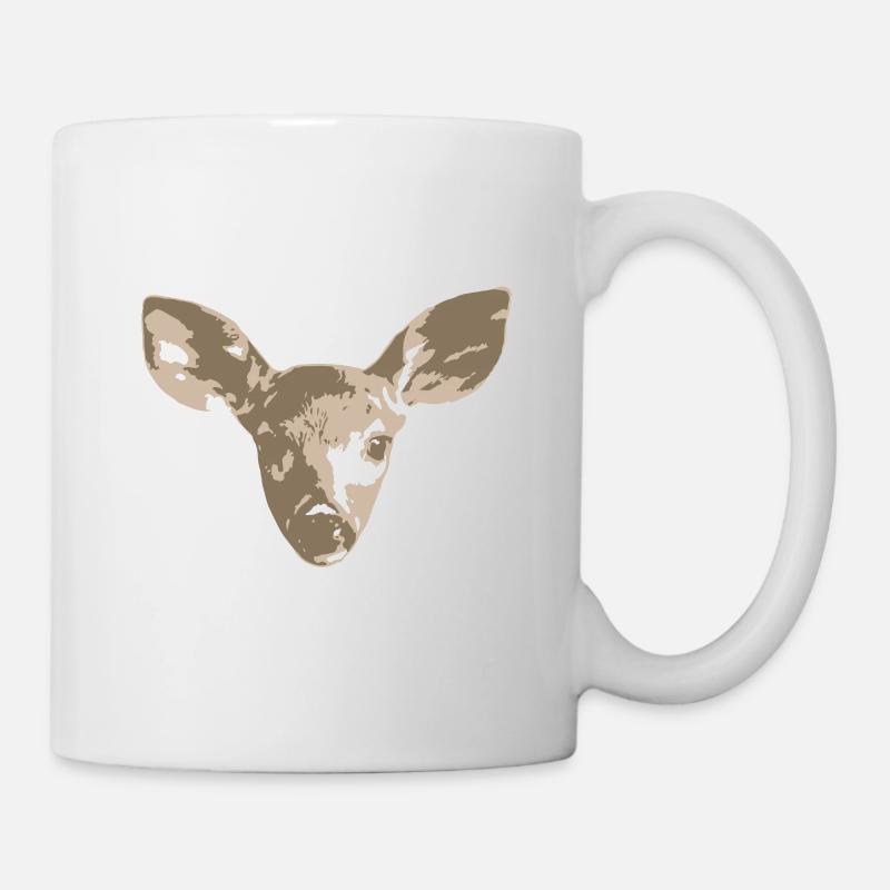 Cerf cerf - Mug blanc - blanc