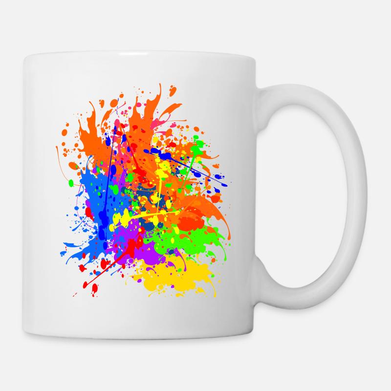 Splash - Tasse - Weiß