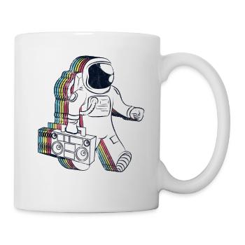 Astronaute Space Space Space Musique Hipster - Mug blanc - blanc - Droite