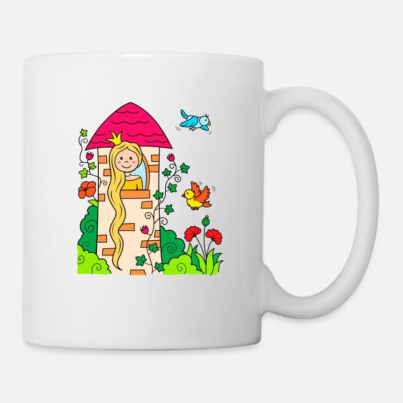 Rapunzel - Tasse - Weiß