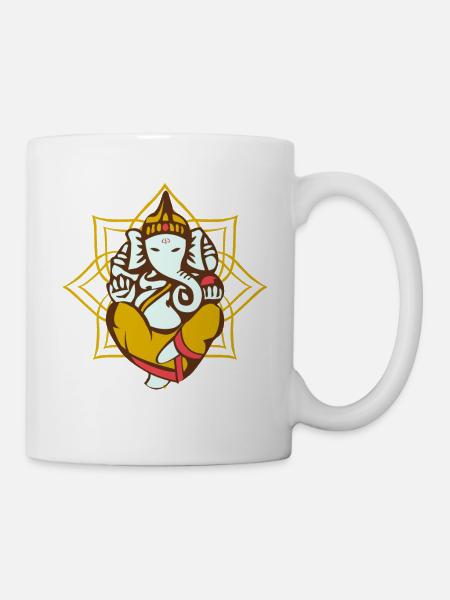 Ganesha - Tasse - Weiß
