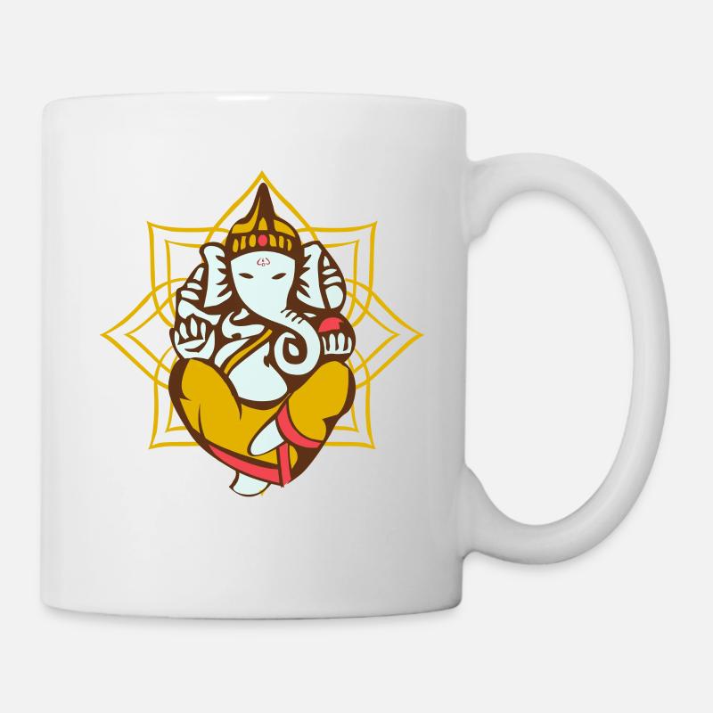Ganesha - Tasse - Weiß