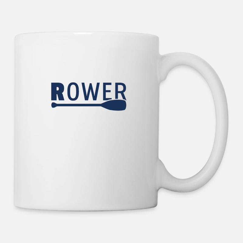 Rudern Rudersport Ruderer Ruderboot Rowing - Tasse - Weiß