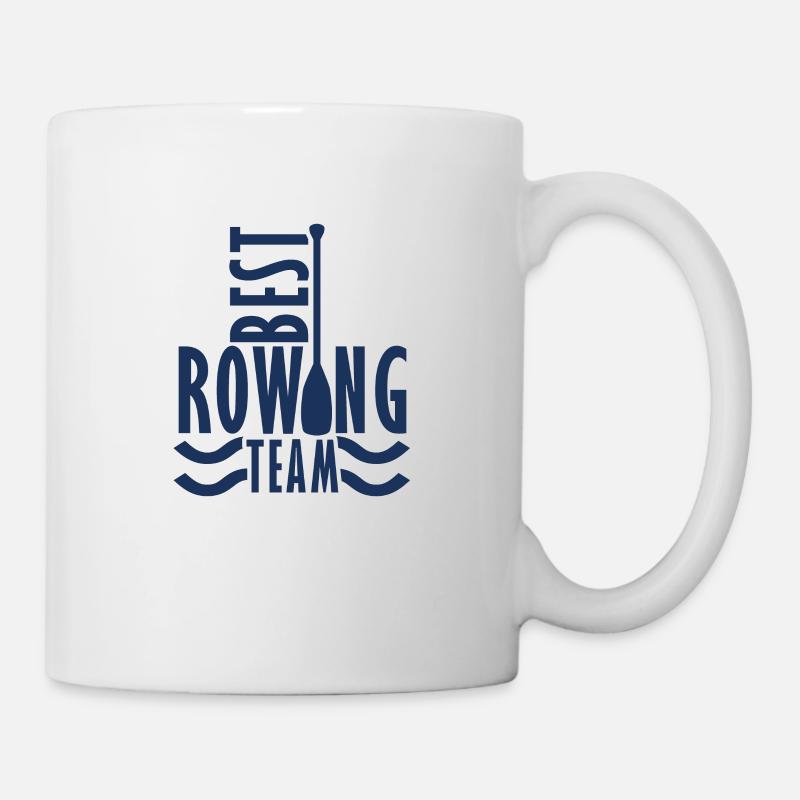 Ruderboot Rowing Ruderer Rudern Rudersport - Tasse - Weiß
