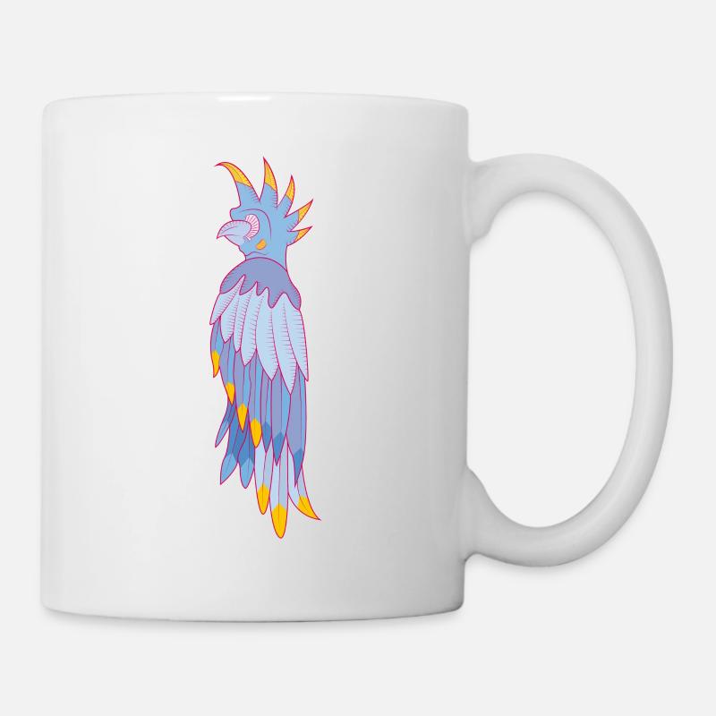 perroquet - Mug blanc - blanc