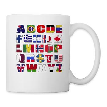 Flagge - Tasse - Weiß - Rechts