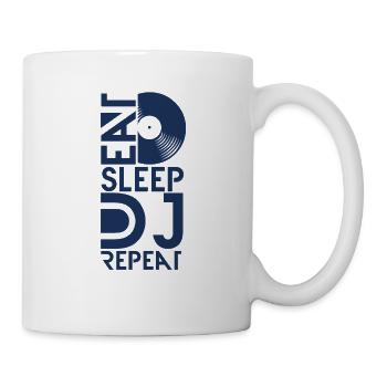 Disc Jockey - Tasse - Weiß - Rechts