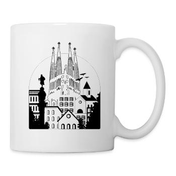 Barcelona - Tasse - Weiß - Rechts