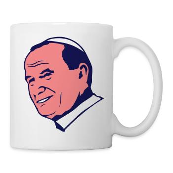 john paul 2 pope saint pere personnalite - Mug - white - Right