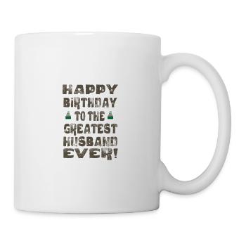 Happy Birthday to the best Husband ever! - Mug - white - Right