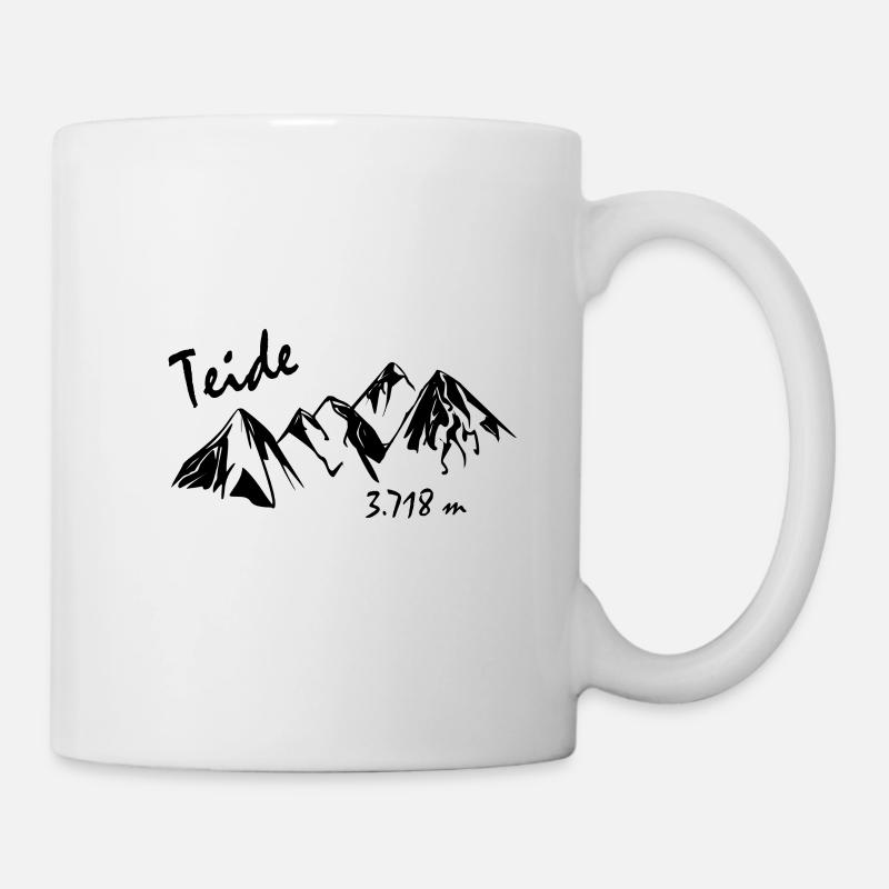Teide Geschenkidee Teneriffa Spanien - Tasse - Weiß