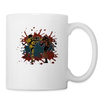 Kickboxen - Tasse - Weiß - Rechts