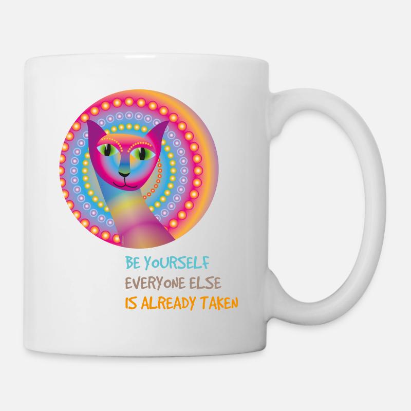 chat 3 - Mug blanc - blanc