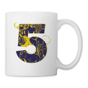 big five, afirka, safari, holiday, animals - Mug - white - Right