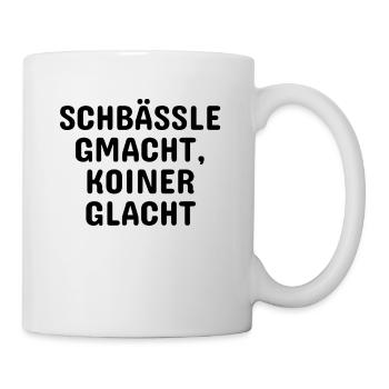 Super-drôle: Schbässle design à Schwäbisch! - Mug blanc - blanc - Droite