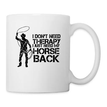 Horses Riding Pony Horse Riding Rider Horseback - Mug - white - Right