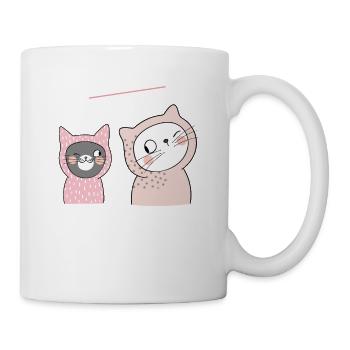Große Grosse Schwester 2019 Katze Einzelkind - Tasse - Weiß - Rechts