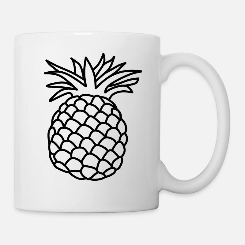 ananas - Mug blanc - blanc